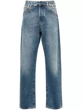 Valentino Garavani джинсы с отделкой из драгоценных камней
