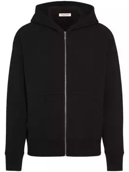 Valentino Garavani худи на молнии, черный