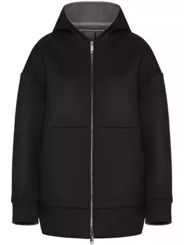 Valentino Garavani худи с окантовкой, черный