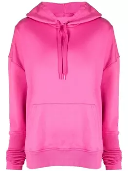 Valentino Garavani худи с приспущенными плечами и кулиской, розовый
