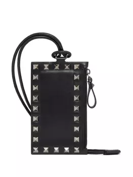 Valentino Garavani картхолдер Rockstud, черный