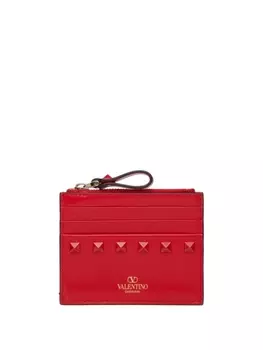 Valentino Garavani картхолдер Rockstud, красный