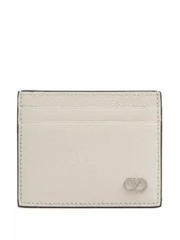 Valentino Garavani картхолдер с логотипом VLogo, нейтральный