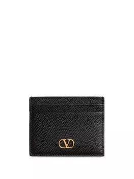 Valentino Garavani картхолдер с логотипом VLogo Signature, черный