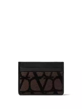 Valentino Garavani картхолдер Toile Iconographe, коричневый