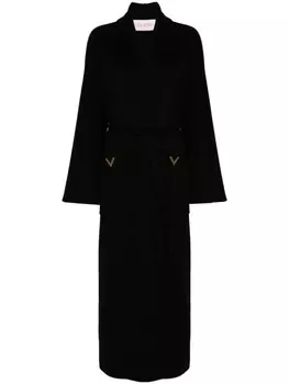 Valentino Garavani кашемировое пальто, черный