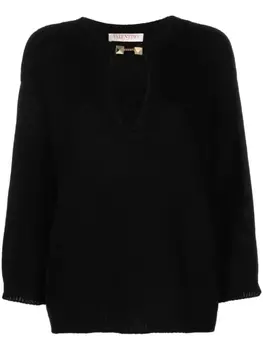 Valentino Garavani кашемировый джемпер, черный