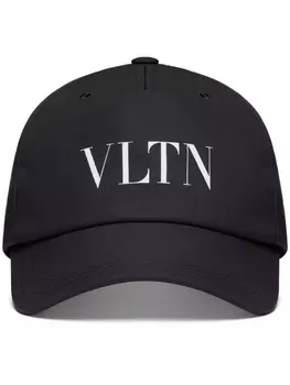 Valentino Garavani кепка с логотипом VLTN, черный
