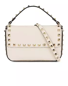 Valentino Garavani Клатч Garavani Rockstud, цвет Light Ivory