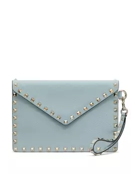 Valentino Garavani клатч Rockstud, синий
