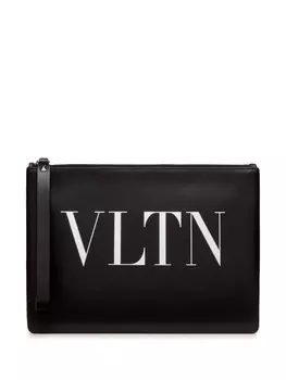 Valentino Garavani клатч Valentino Garavani 'VLTN', черный