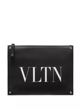 Valentino Garavani клатч Valentino Garavani VLTN 'Rockstud', черный