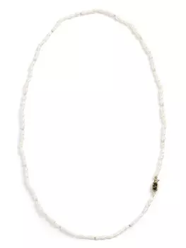 Valentino Garavani колье Oval, белый