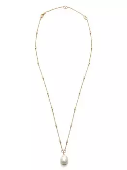 Valentino Garavani колье с жемчужной подвеской, золотой