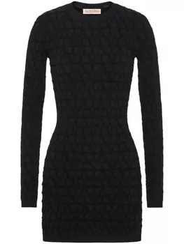 Valentino Garavani короткое платье Toile Iconographe, черный