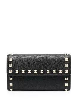 Valentino Garavani кошелек Rockstud, черный