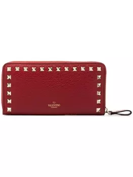 Valentino Garavani кошелек Rockstud, красный