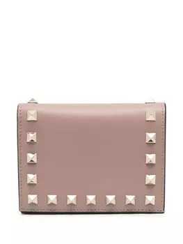 Valentino Garavani кошелек Rockstud, розовый