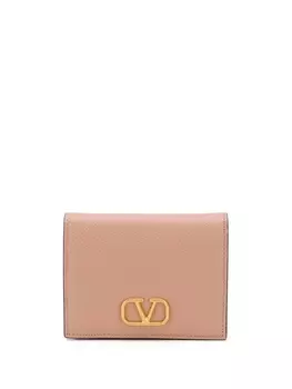 Valentino Garavani кошелек с логотипом VLogo Signature, нейтральный цвет