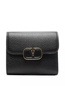 Valentino Garavani кошелек с логотипом VLogo Signature, черный