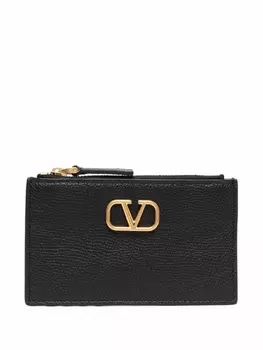 Valentino Garavani кошелек с логотипом VLogo Signature, черный