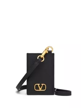 Valentino Garavani кошелек с логотипом VLogo Signature, черный