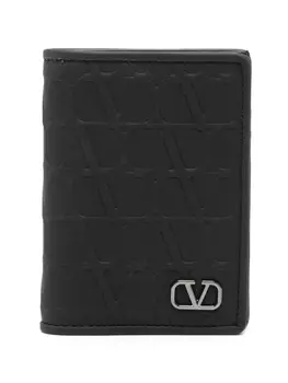 Valentino Garavani кошелек с узором Toile Iconographe, черный