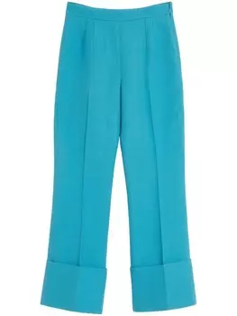 Valentino Garavani креповые брюки, синий