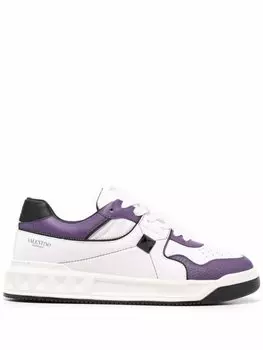 Кроссовки Valentino Garavani One Stud, белый/фиолетовый