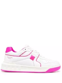 Кроссовки Valentino Garavani One Stud, белый/розовый