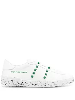 Valentino Garavani кроссовки Rockstud Open For A Change, белый