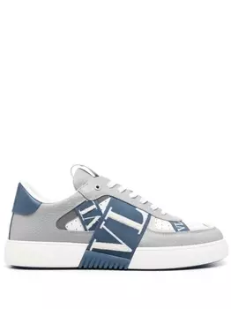 Valentino Garavani кроссовки VL7N со вставками, серый