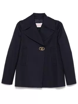 Valentino Garavani куртка с логотипом VLogo Signature, синий