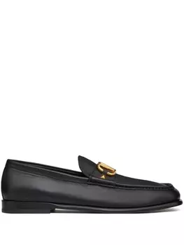 Valentino Garavani лоферы с логотипом VLogo Signature, черный
