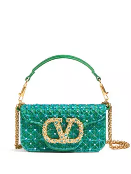 Valentino Garavani маленькая сумка на плечо Loc, синий