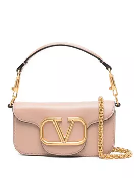 Valentino Garavani маленькая сумка на плечо Loc, розовый