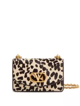 Valentino Garavani маленькая сумка на плечо Vain, коричневый