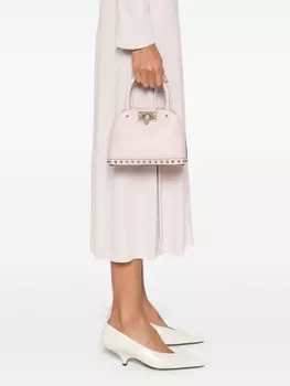 Valentino Garavani маленькая сумка-тоут Rockstud, розовый