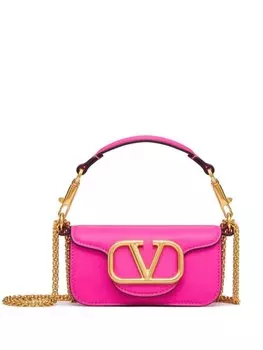 Valentino Garavani мини-сумка на плечо Loc?, розовый