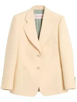 Valentino Garavani однобортный пиджак, нейтральный цвет
