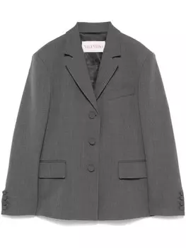 Valentino Garavani однобортный пиджак, серый