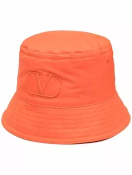 Valentino Garavani панама с логотипом VLogo Signature, оранжевый