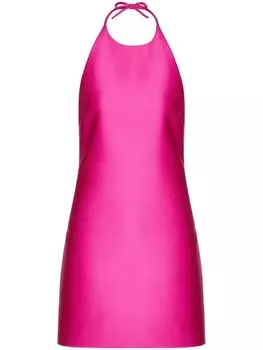 Valentino Garavani платье мини Techno Duchesse, розовый
