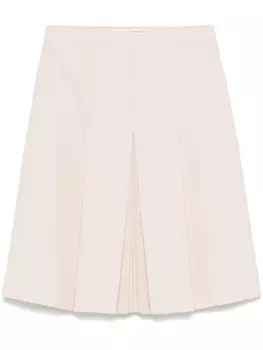 Valentino Garavani плиссированная мини-юбка, нейтральный