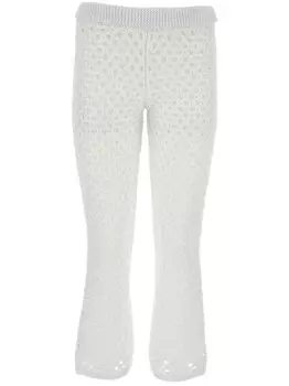 Valentino Garavani побег крючком брюки, белый