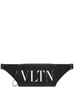 Valentino Garavani поясная сумка с логотипом VLTN, черный