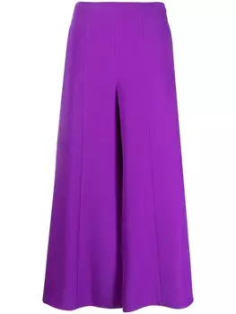 Valentino Garavani расклешенные брюки, фиолетовый