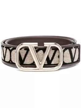 Valentino Garavani ремень с монограммой VLogo Signature, черный