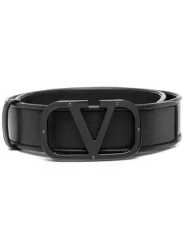 Valentino Garavani ремень Type с пряжкой VLogo Signature, черный