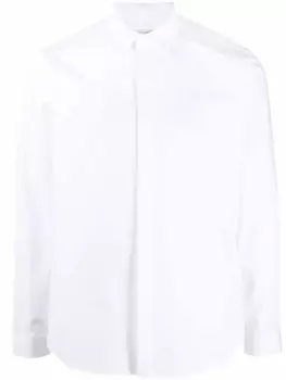 Valentino Garavani рубашка с потайной застежкой, белый
